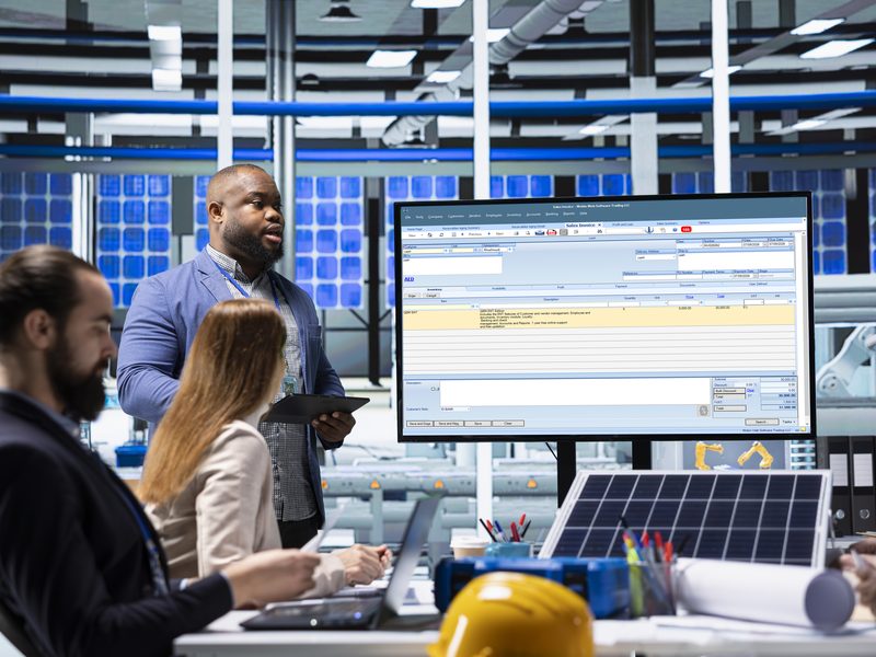 ERP and CRM dashboard unifying business operations, implemented by Mobinweb